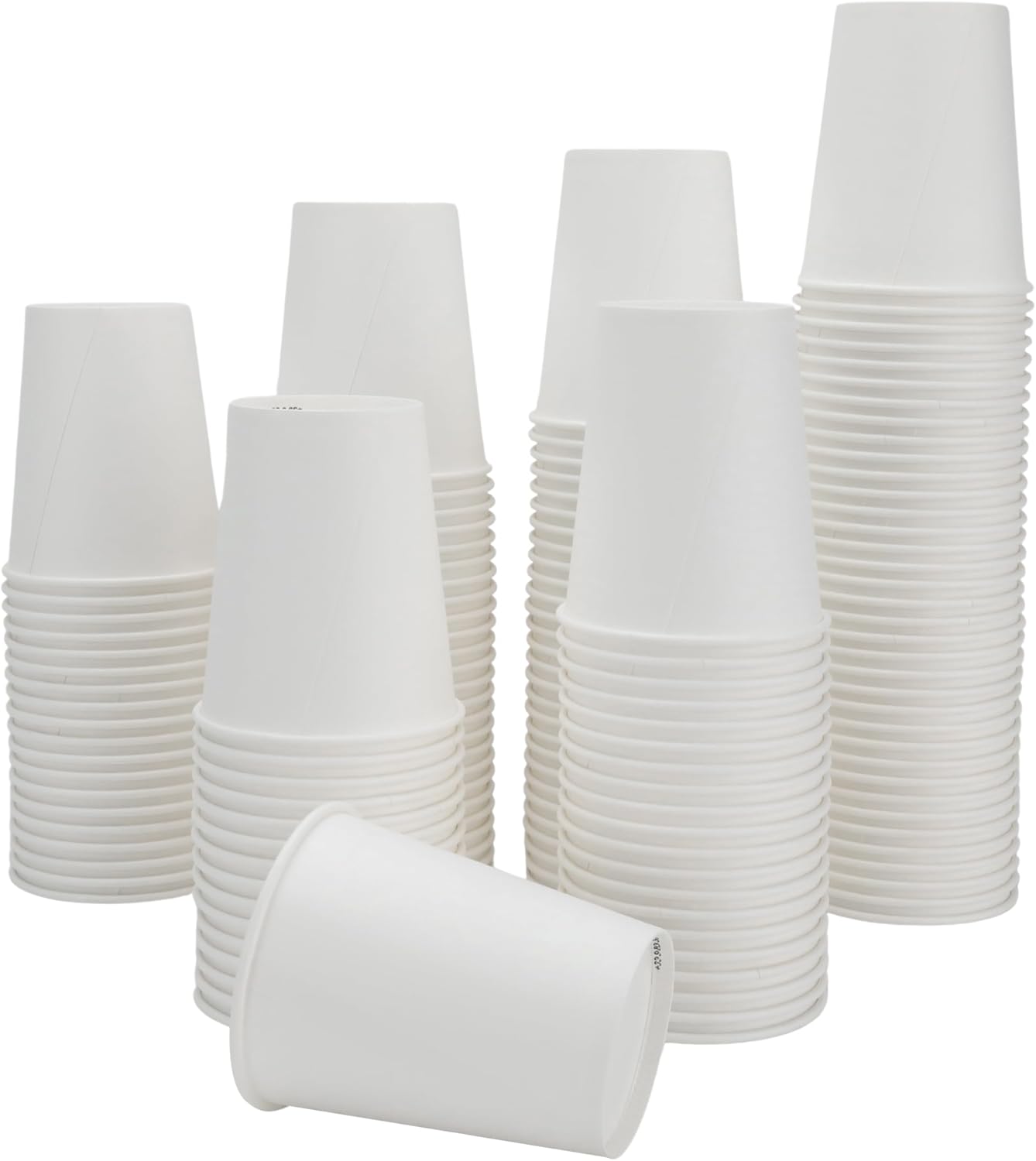 7 Oz, Gobelets en Carton ,Écologique et Jetables,Résistant à la Chaleur,pour la Boisson Froide et Chaude en Carton de Qualité,Ideal pour Café,Thé,Anniversaire,etc