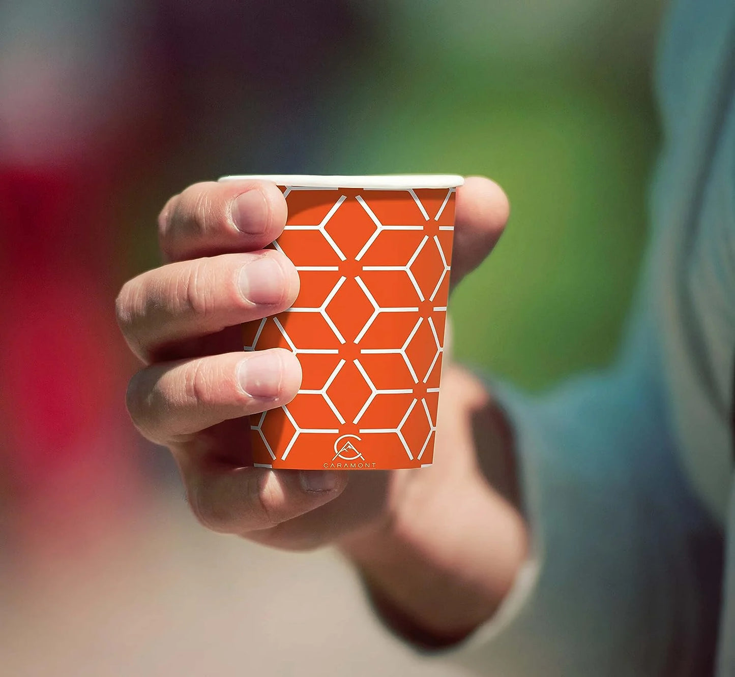 Caramont,4 Oz Espresso Gobelets en Carton avec Agitateurs en Bois,Écologique et Jetables,Résistant à la Chaleur,Carton de Qualité,Idéal pour Toutes Les Boissons Chaudes ; Café,Thé,Chocolat etc. -400